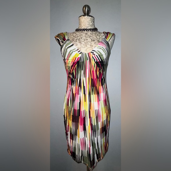 London Times Dresses & Skirts - London Times Multicolor Printed Midi Dress Size 6.   #46